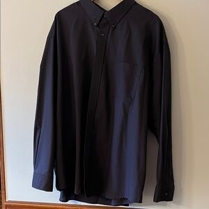 St. John's Bay Men's dark Navy button down shirt